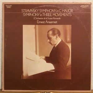 Stravinsky Symphony L' Orchestre de la Suisse Romande Vinyl Lp